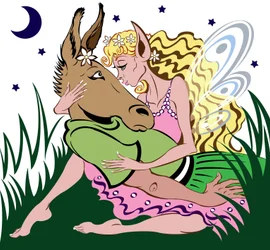 Bottom & Titania, aus William Shakespeares Ein Sommernachtstraum